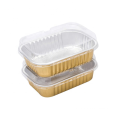 one time use foil microwavable airline container